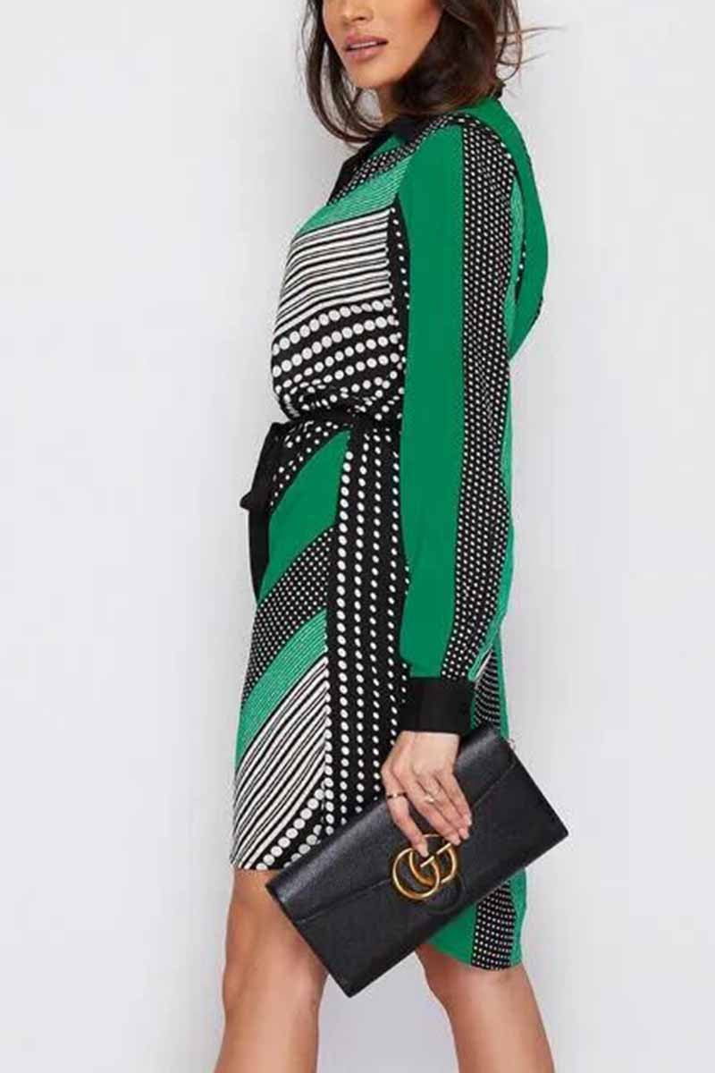 Contrasting Dress (2 Colors)
