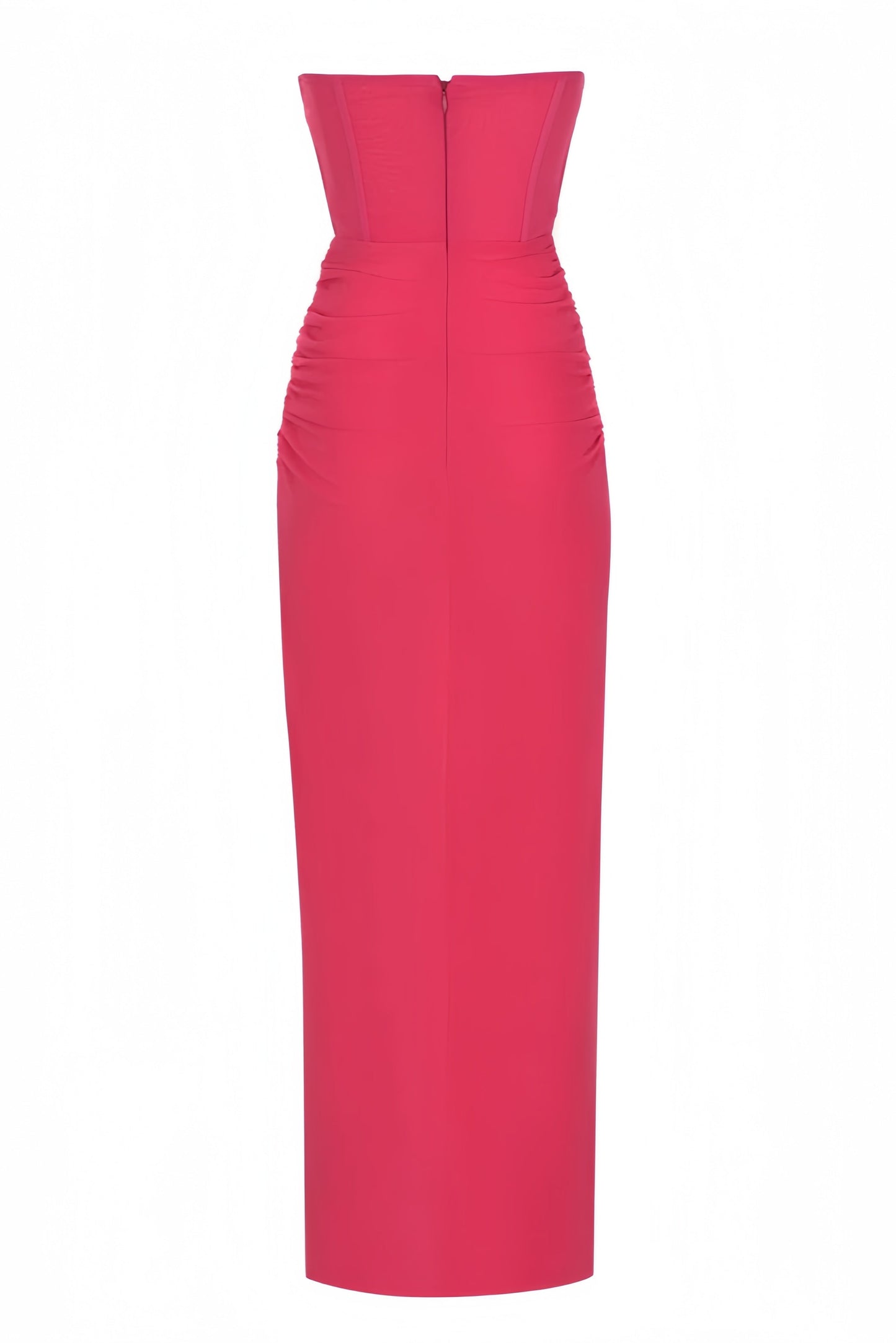 Amabel Corset Split Maxi Dress-pink