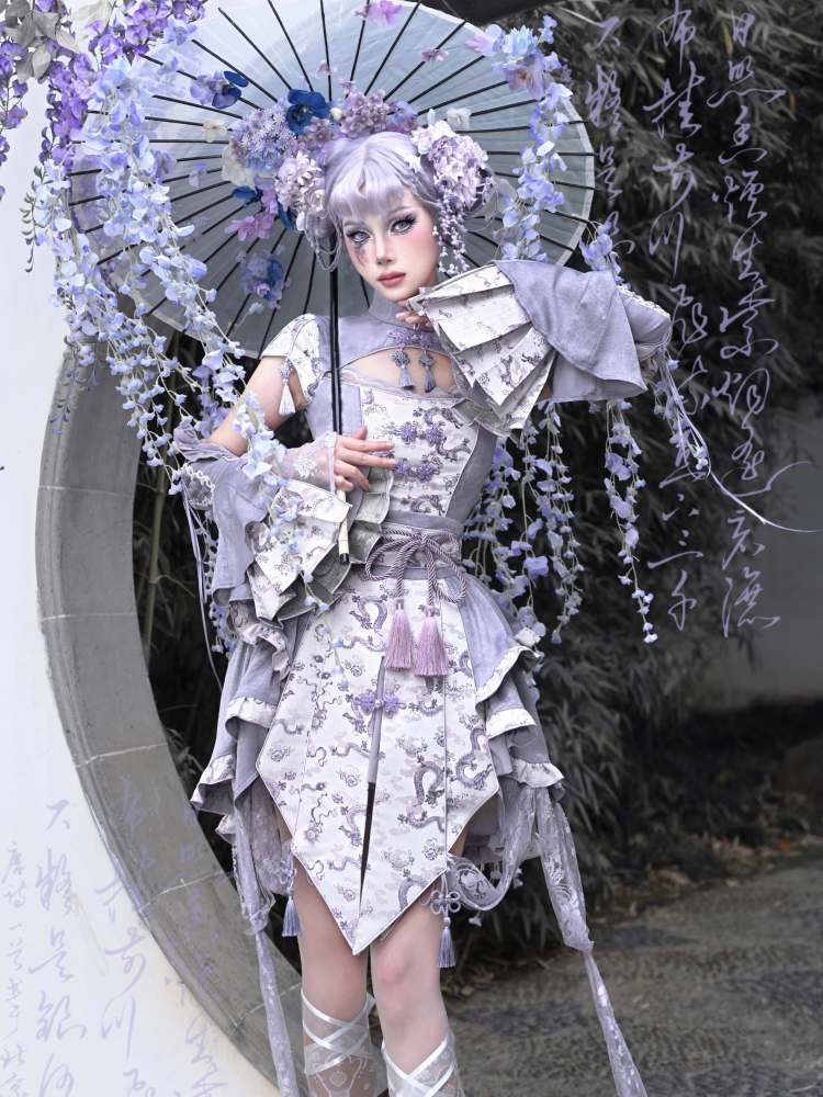 Chinese Qipao Inspired Lolita Skirt