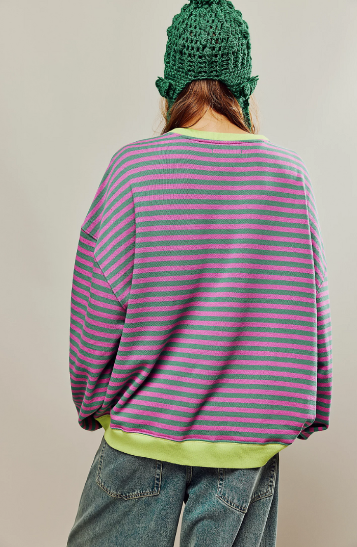 Linda - Oversized Striped Sweater