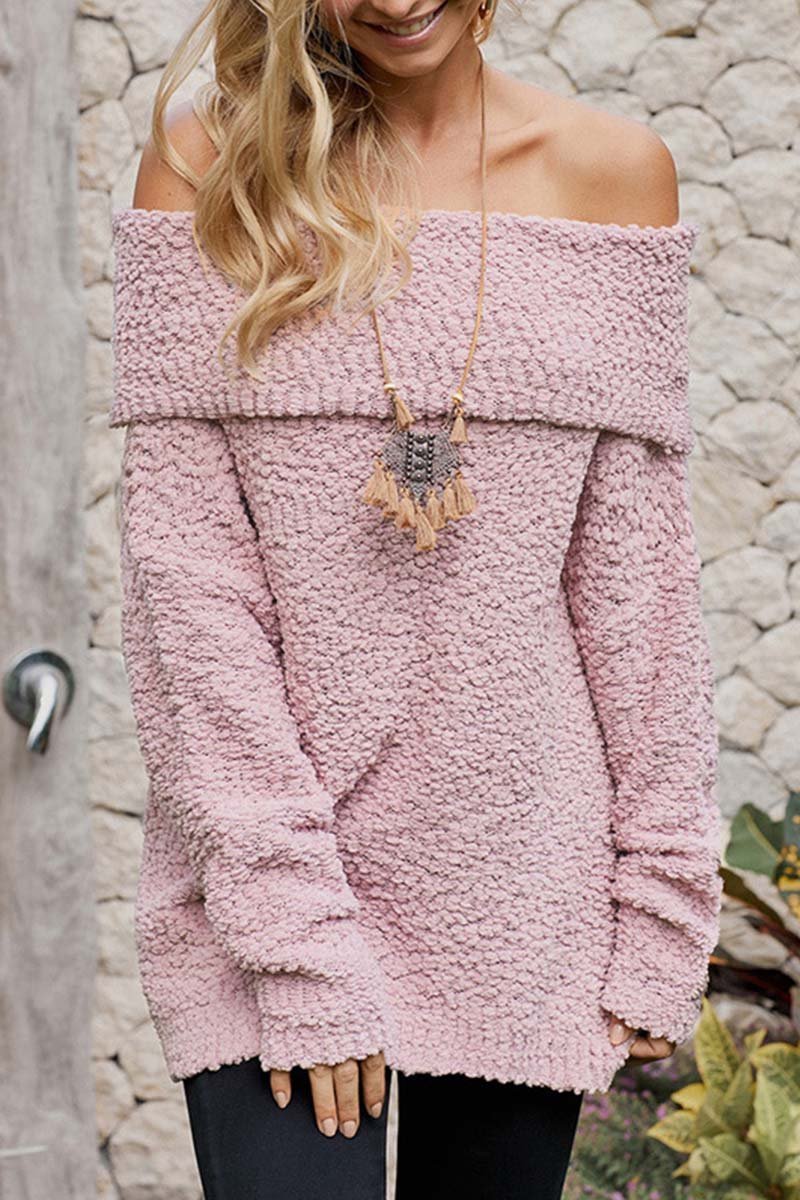Off Shoulder Sweaters
