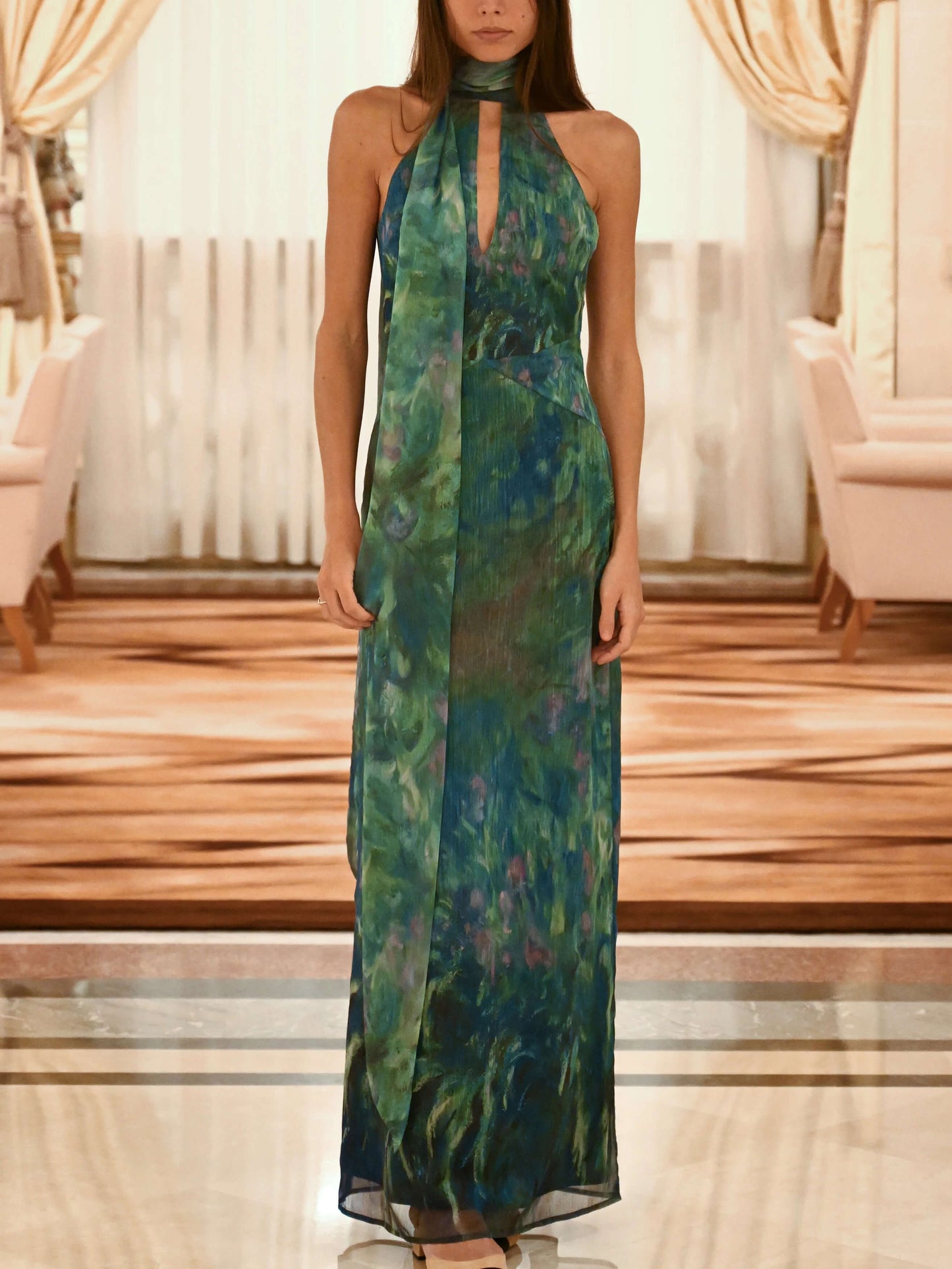 Monet Maxi Dress - Irises