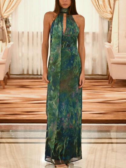 Monet Maxi Dress - Irises
