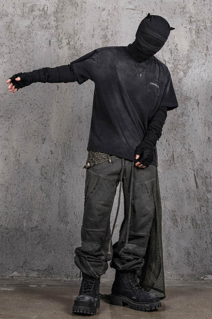 Underwater Black Techwear Pocket T-shirt