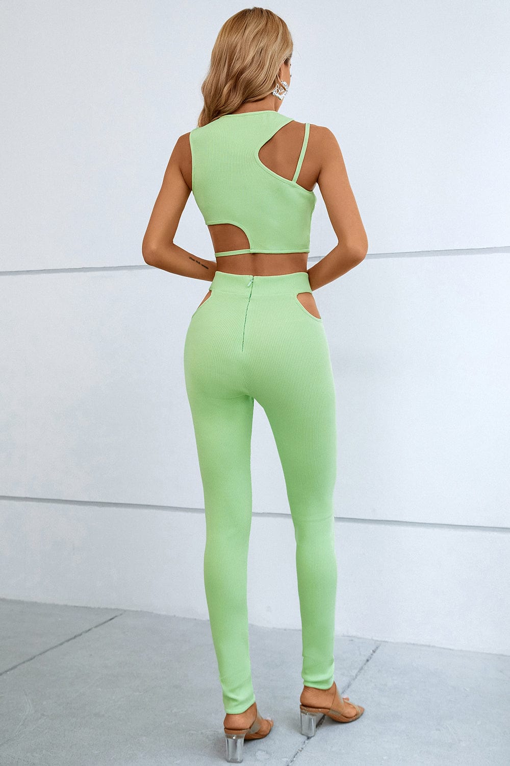 Petra Asymmetric Bandage Pants Sets