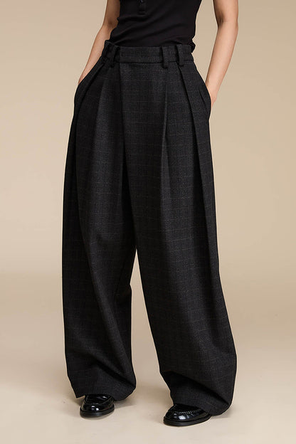 High-waisted Wide-leg Palazzo Pants