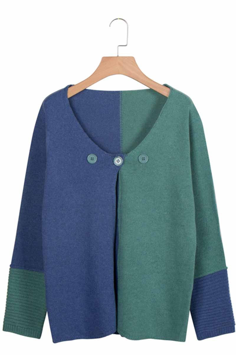 Loose Stitching Knitted Sweater