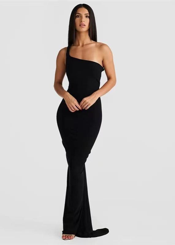 Backless Sling Slim-fit Long Dress