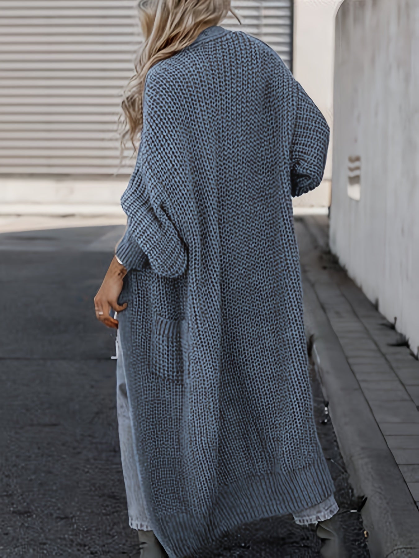 Open Front Pocket Cardigan Dn6321