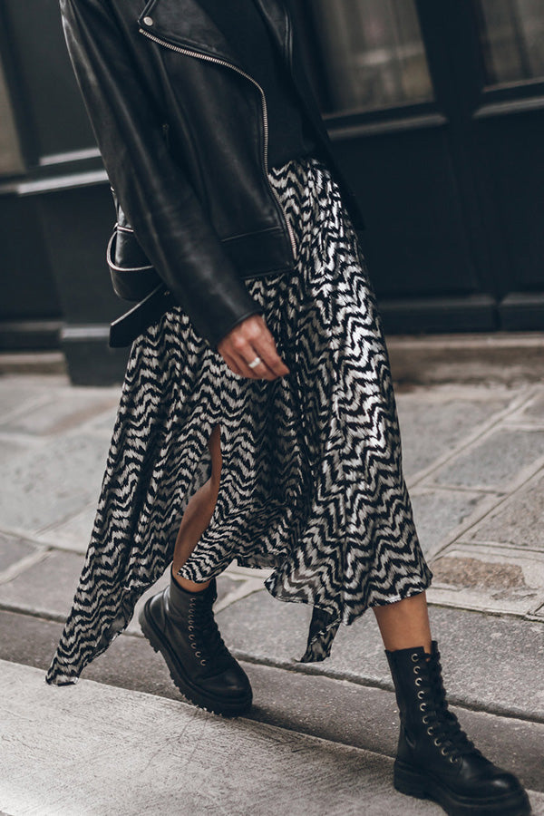 The Metallic Chill Skirt