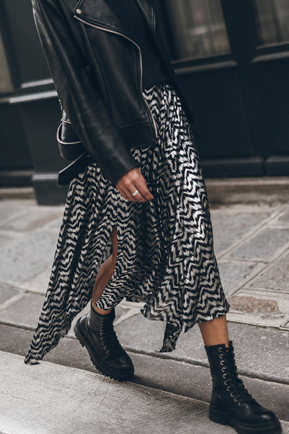 The Metallic Chill Skirt