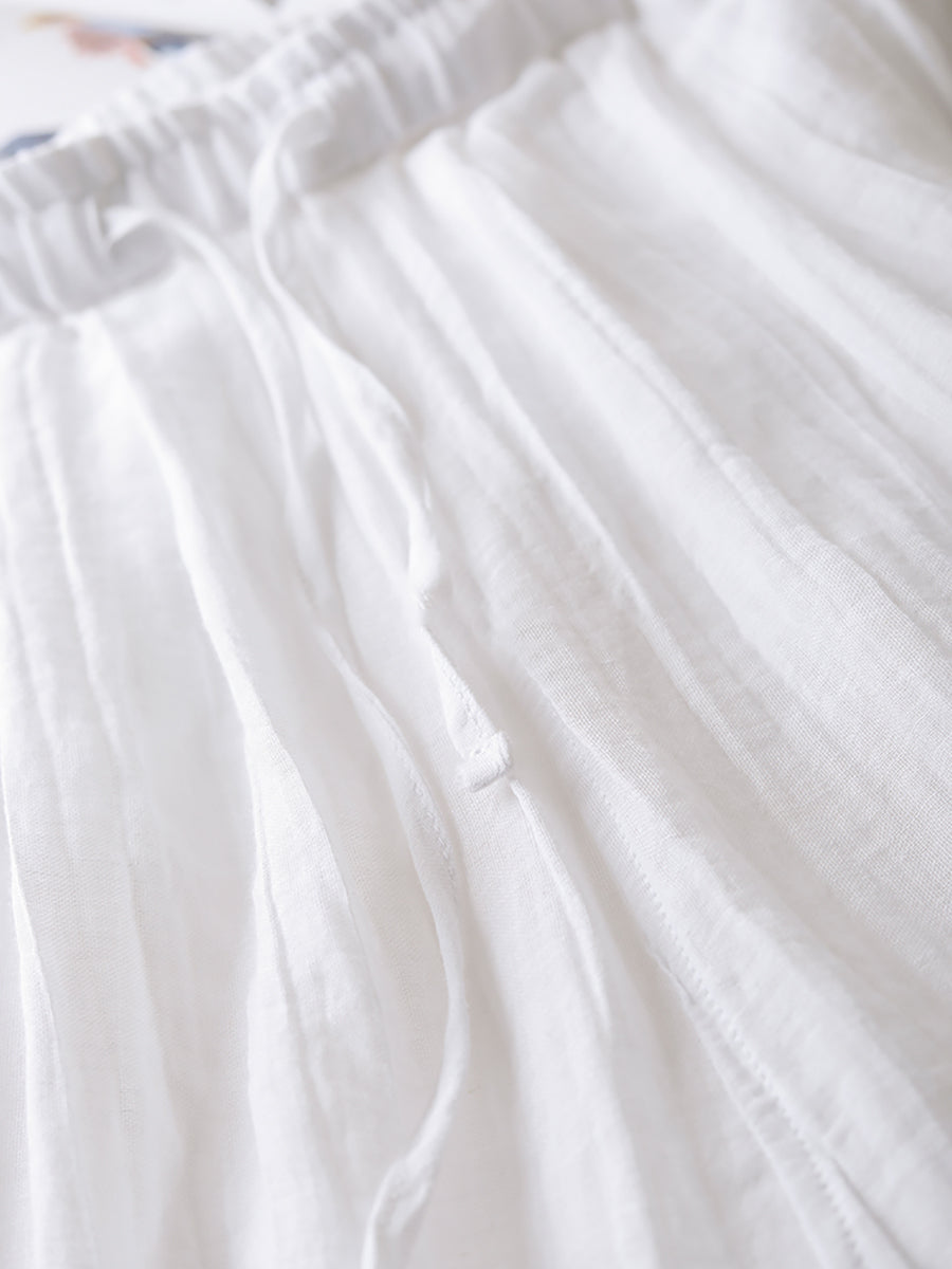 Summer Linen Harem Pants Sc1034