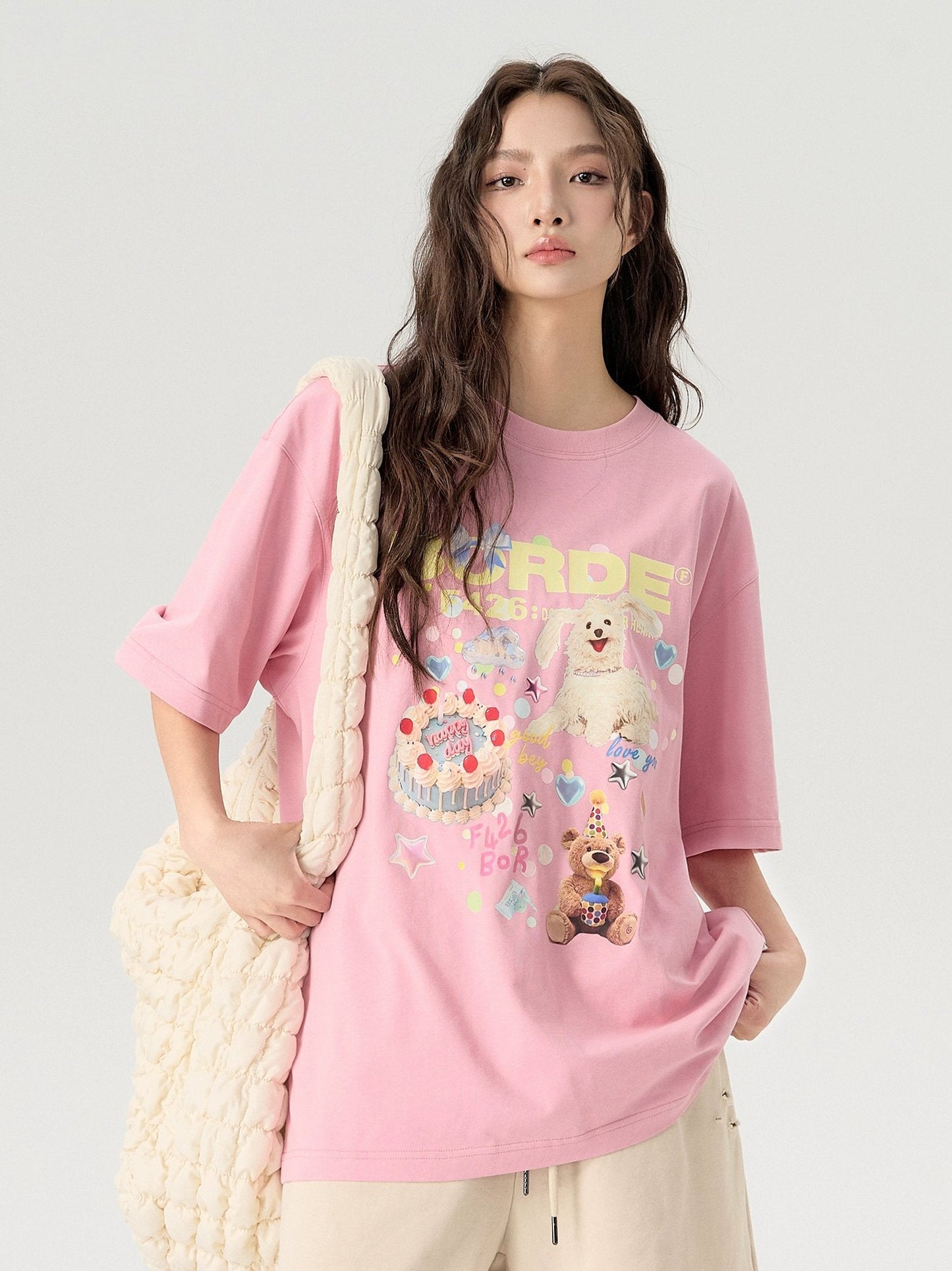 Assorted Cake Pattern T-shirt
