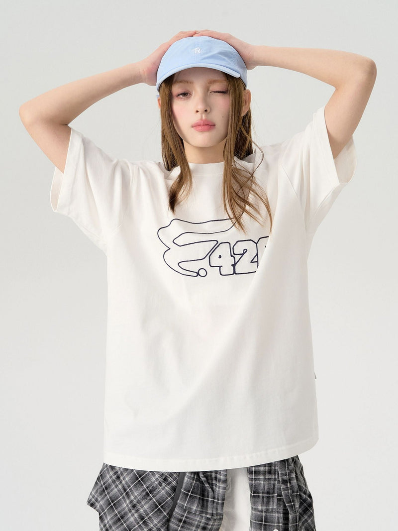 American Braided T-shirt