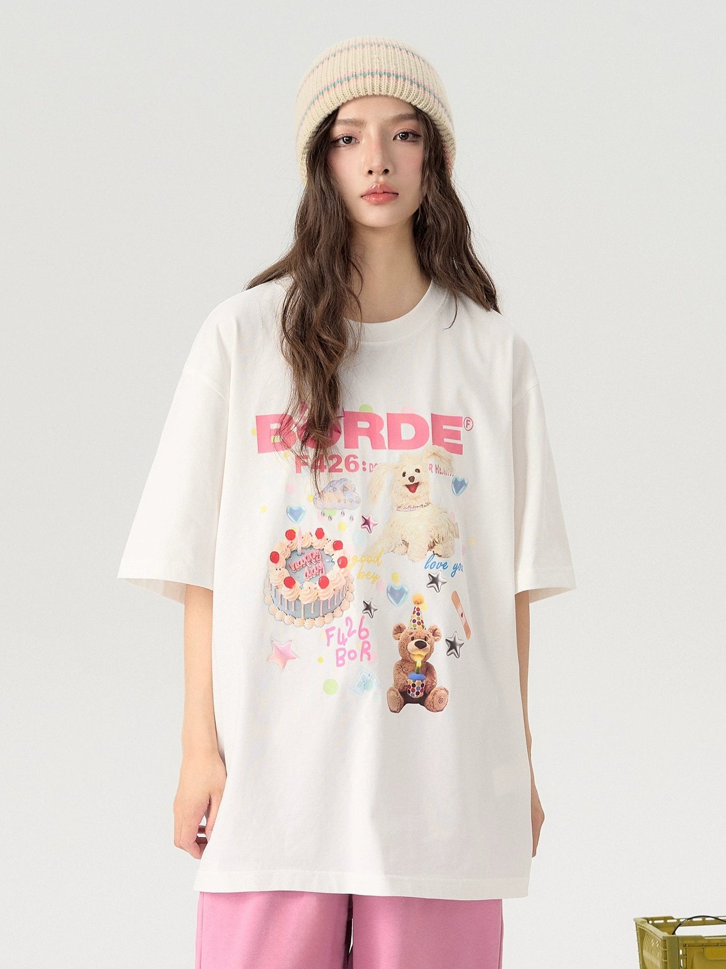 Assorted Cake Pattern T-shirt