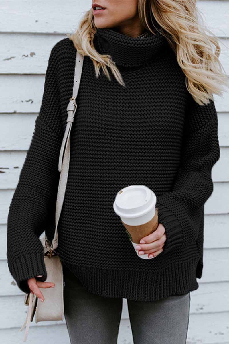 New Loose Style Turtleneck Sweater(3 Colors)