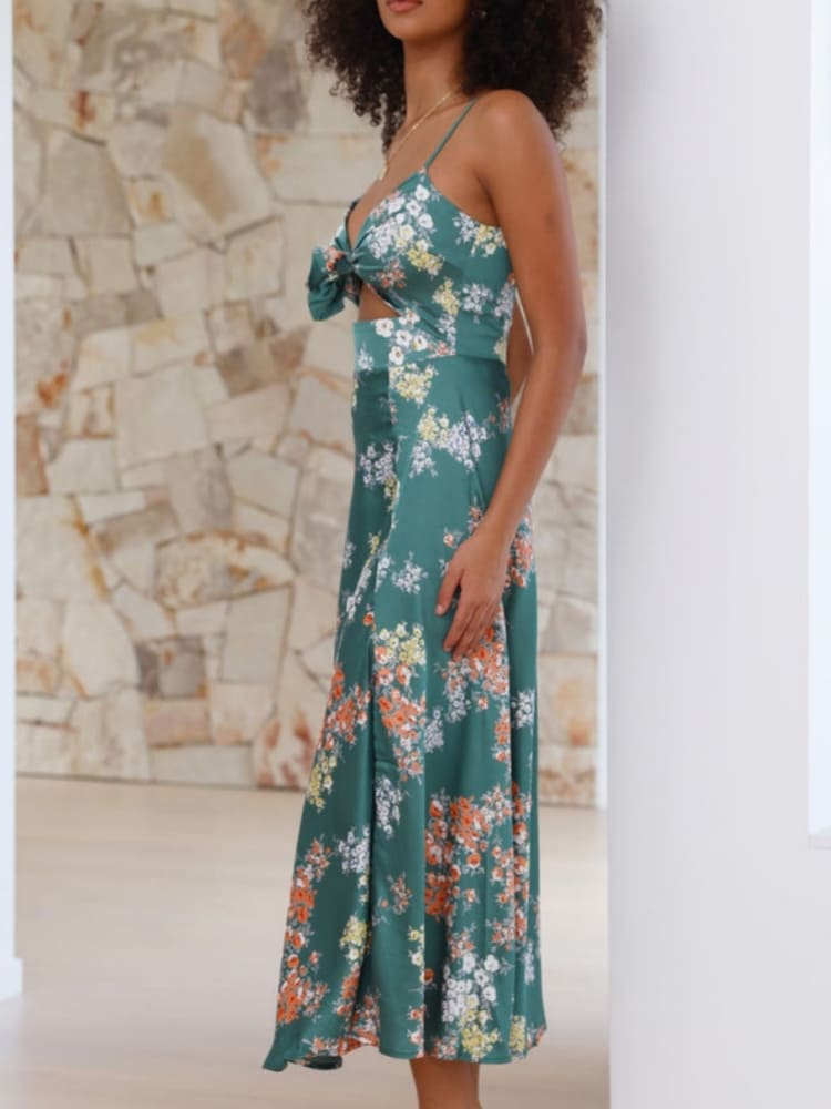 Dreamers Midi Dress - Green