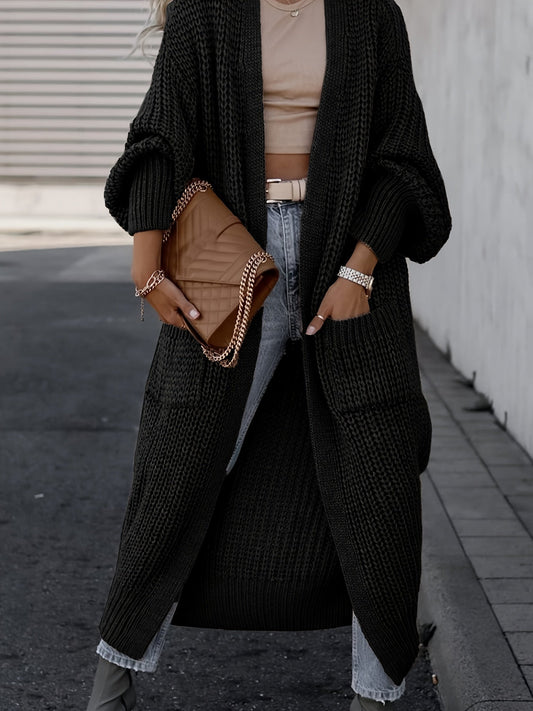 Open Front Pocket Cardigan Dn6321