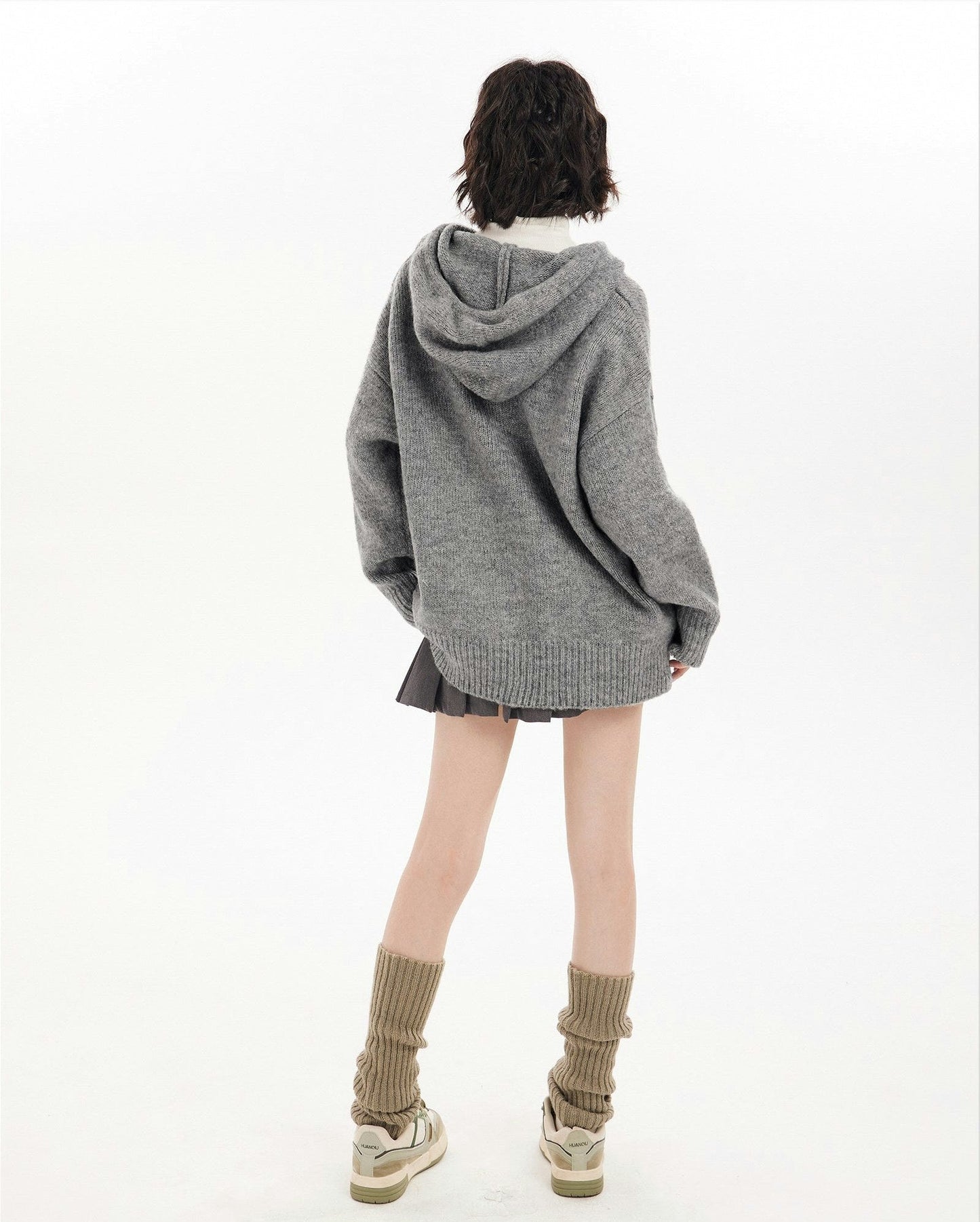 Oversized Star Patch Knit Sweater