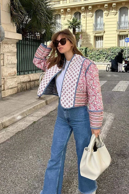 Reversible Printed Padded Coat