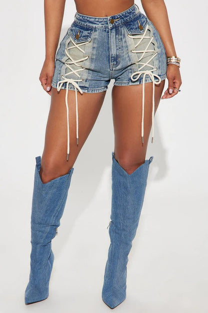 Jacket Two Piece Shorts Set