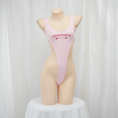 Strawberry Yes Daddy Print Jumpsuit