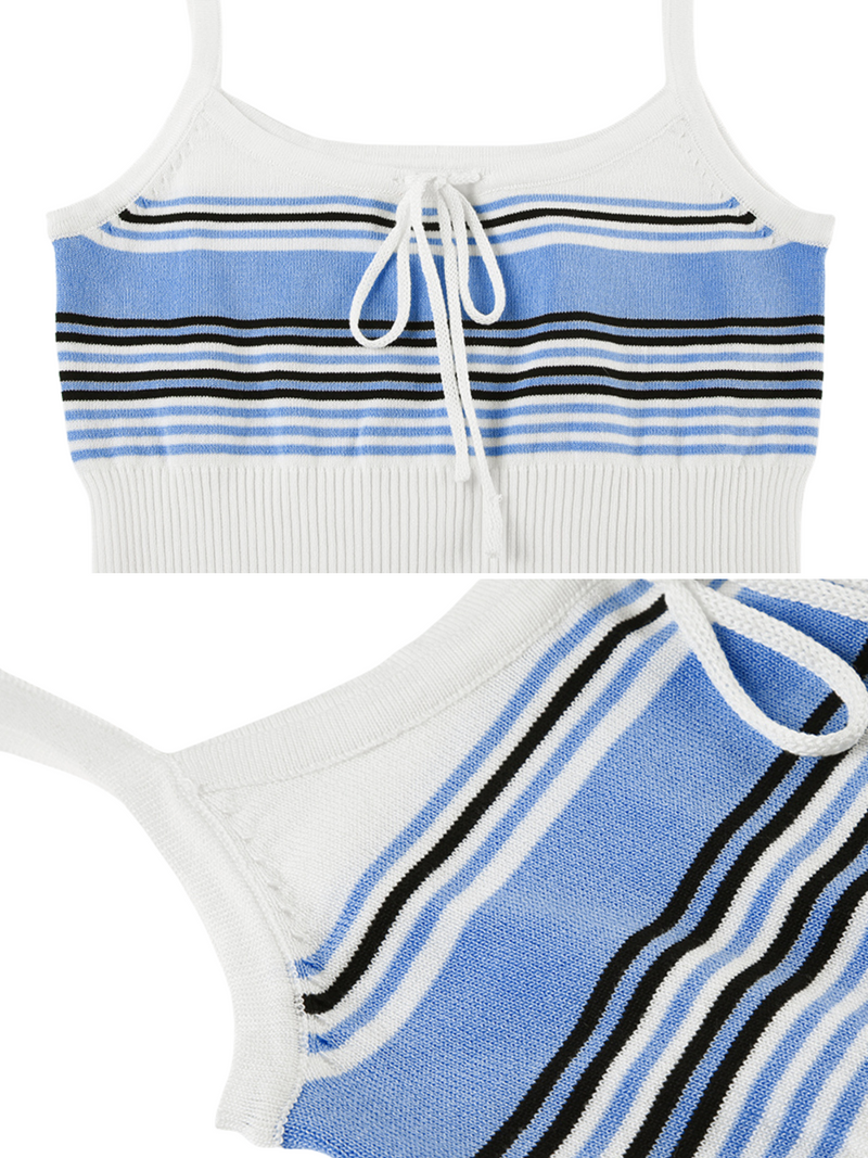 Asra Striped Knit Two-piece Set