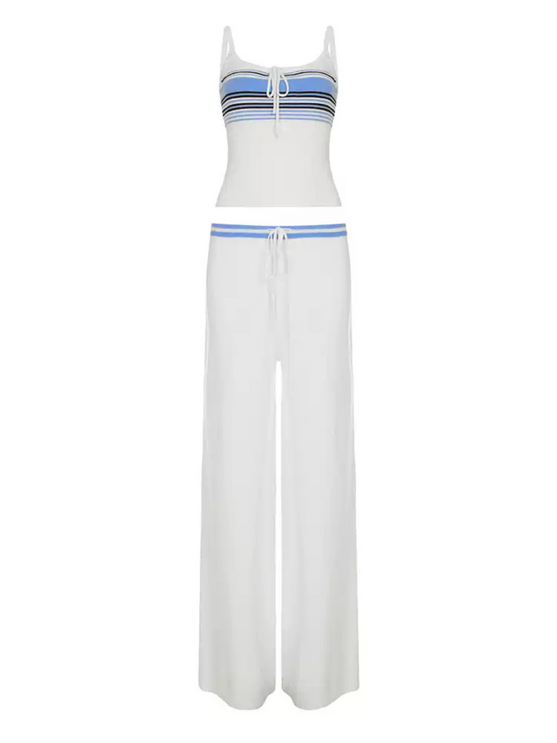 Asra Striped Knit Two-piece Set