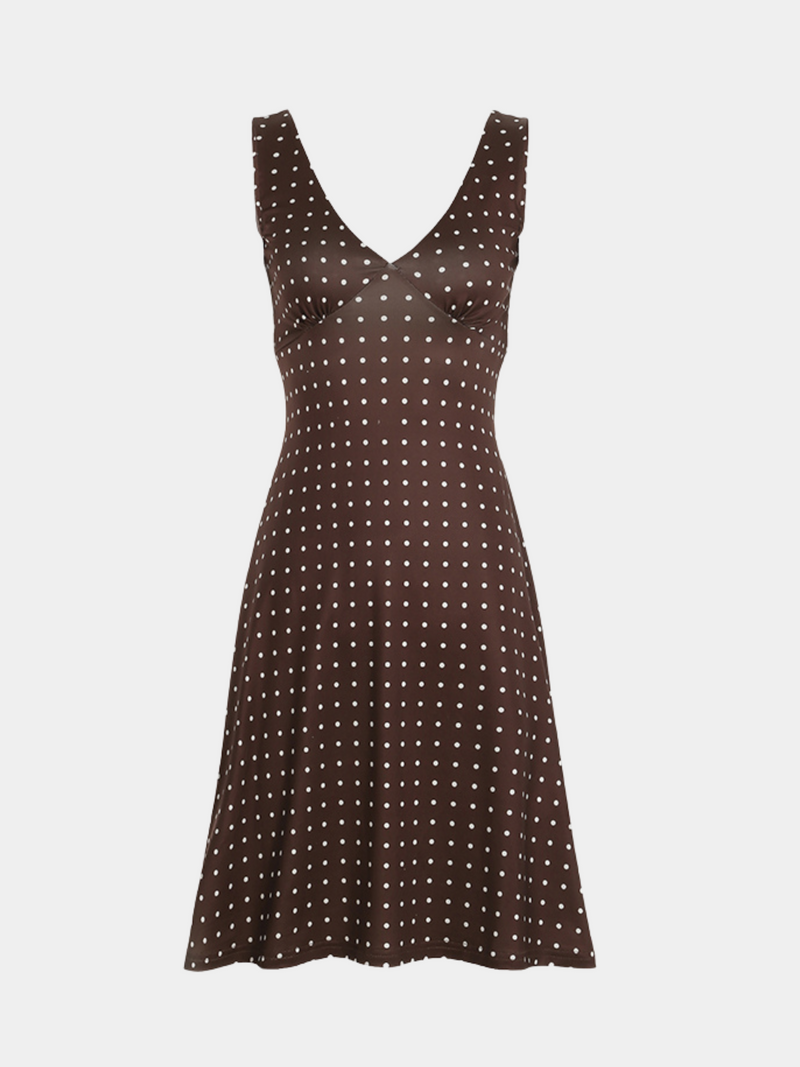 Dulce Polka-dot Mini Dress