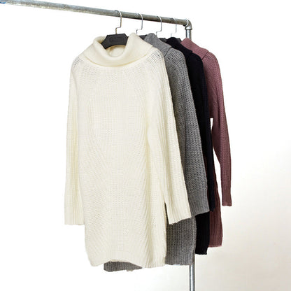 Autumn Winter Clothing Sweater Sweater Long Sleeve High-necked All-matching Color Pullover Bottoming Shirt Sweater