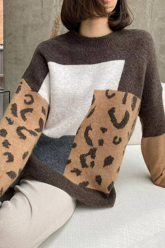 Loose Crew Neck Sweater
