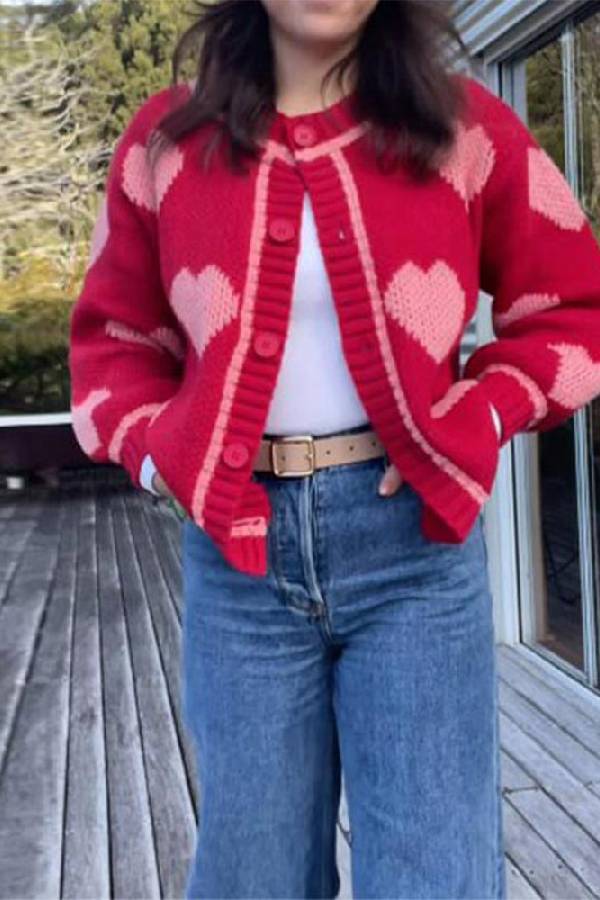 Heart Shaped Cozy Sweater