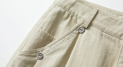 Ivory Wide Leg Pleated Pants