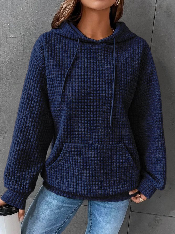 Plain Hoodie Sweatshirt