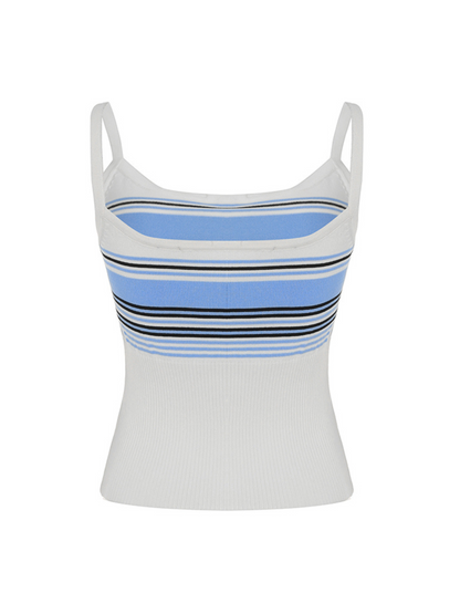 Asra Striped Knit Two-piece Set