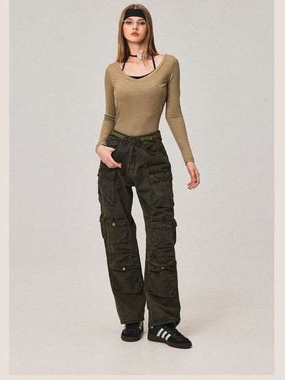 Hip-hop Loose Wide-leg Pants