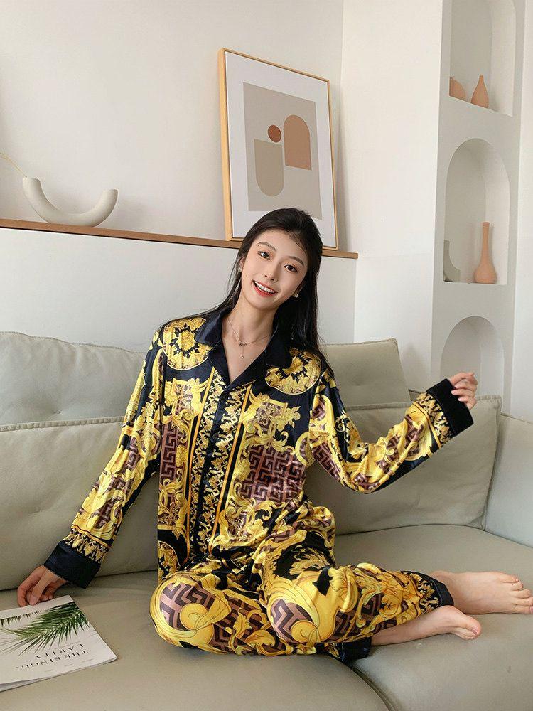 Nf Print Shirt & Pants Coord Set
