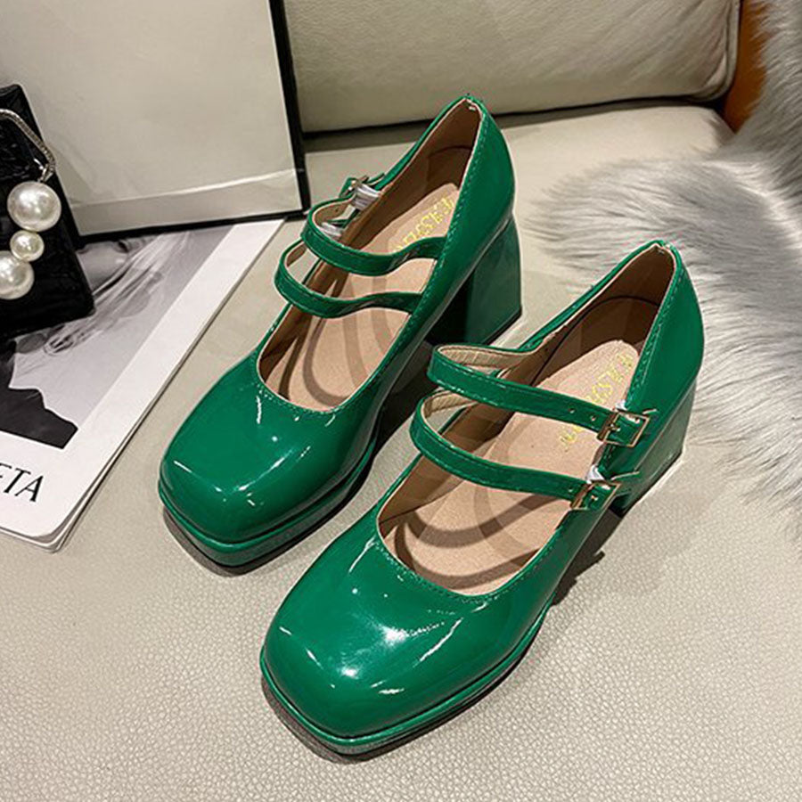 Mary Jane French High-heeled Shoes
