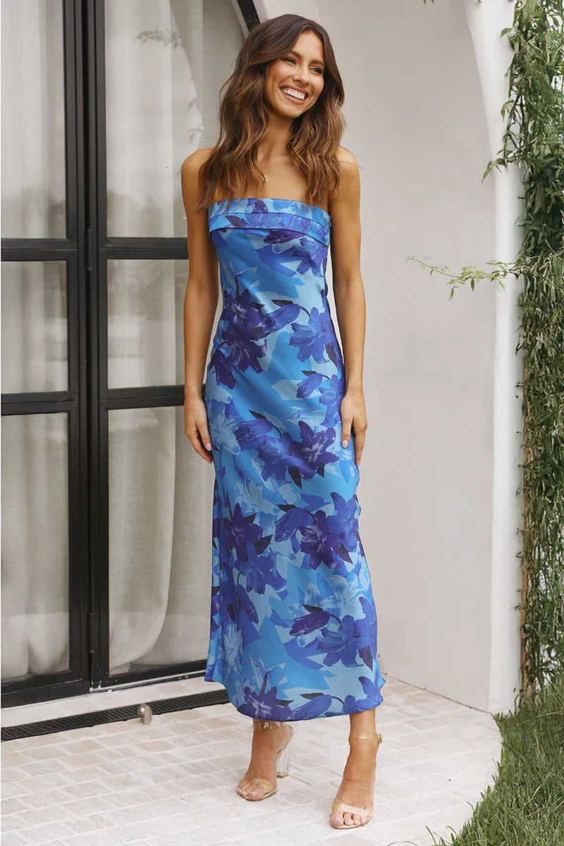 Miya Maxi Dress - Blue