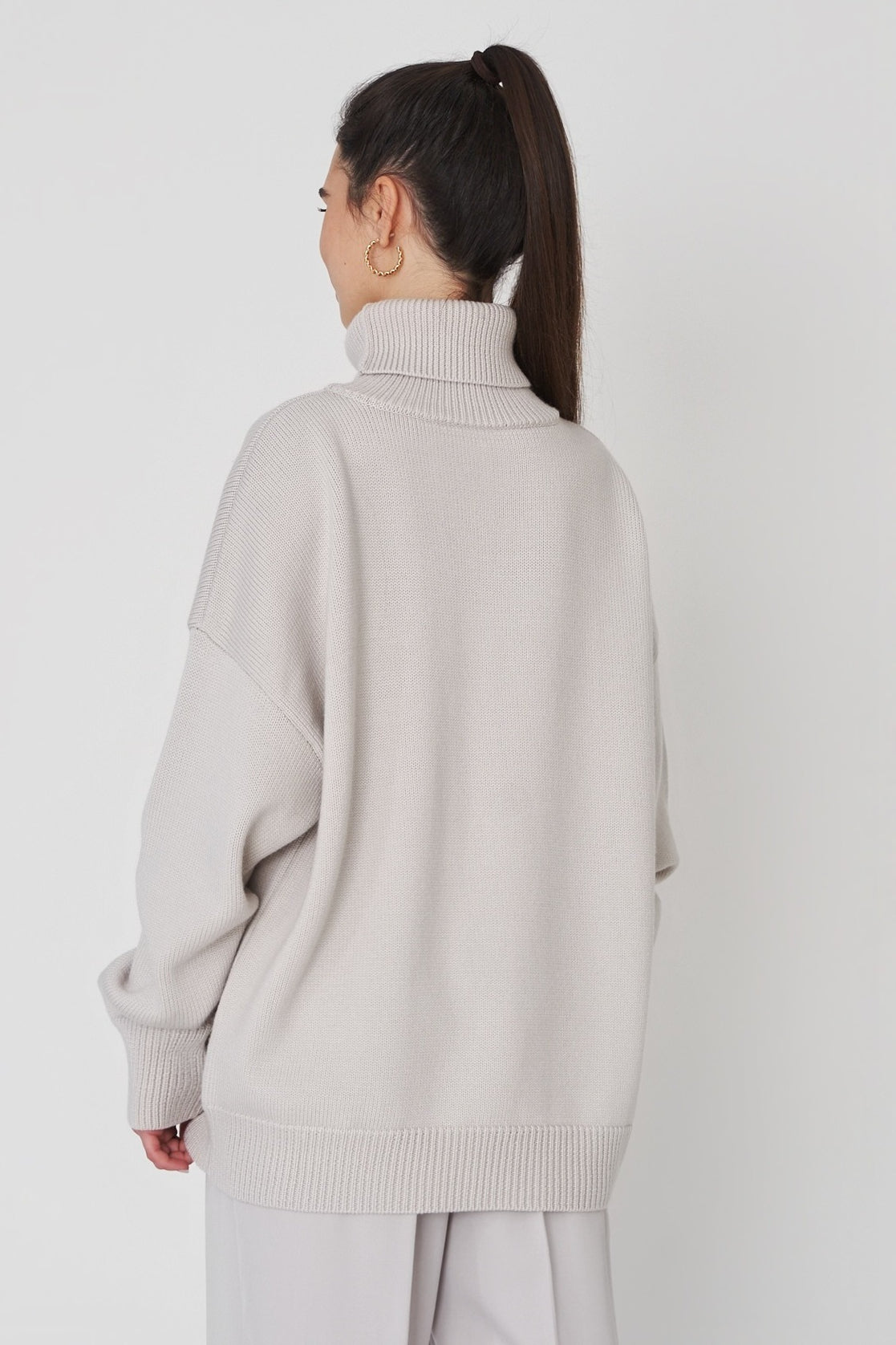 Basic Knit Turtleneck Sweater