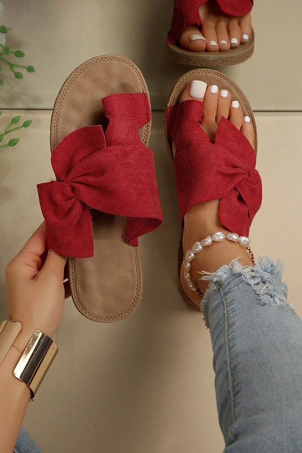 Bow Soft Bottom Beach Sandals