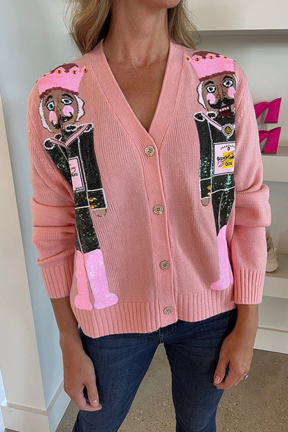 White Butterfly Nutcracker Cardigan