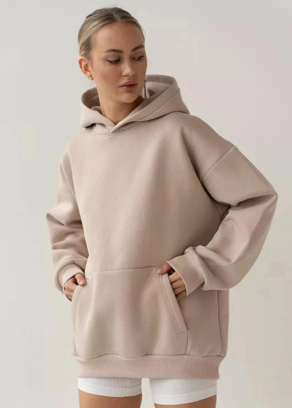 Cozy Long-sleeved Hooded Sweatshirt