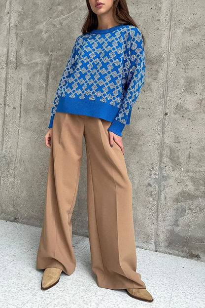 On-trend Jacquard Sweater