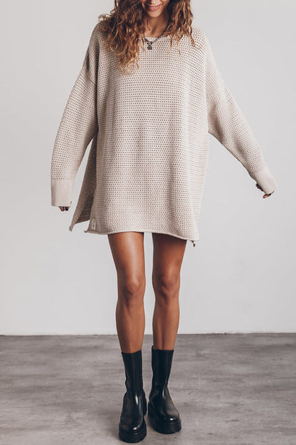 The Green Long Knitted Sweater