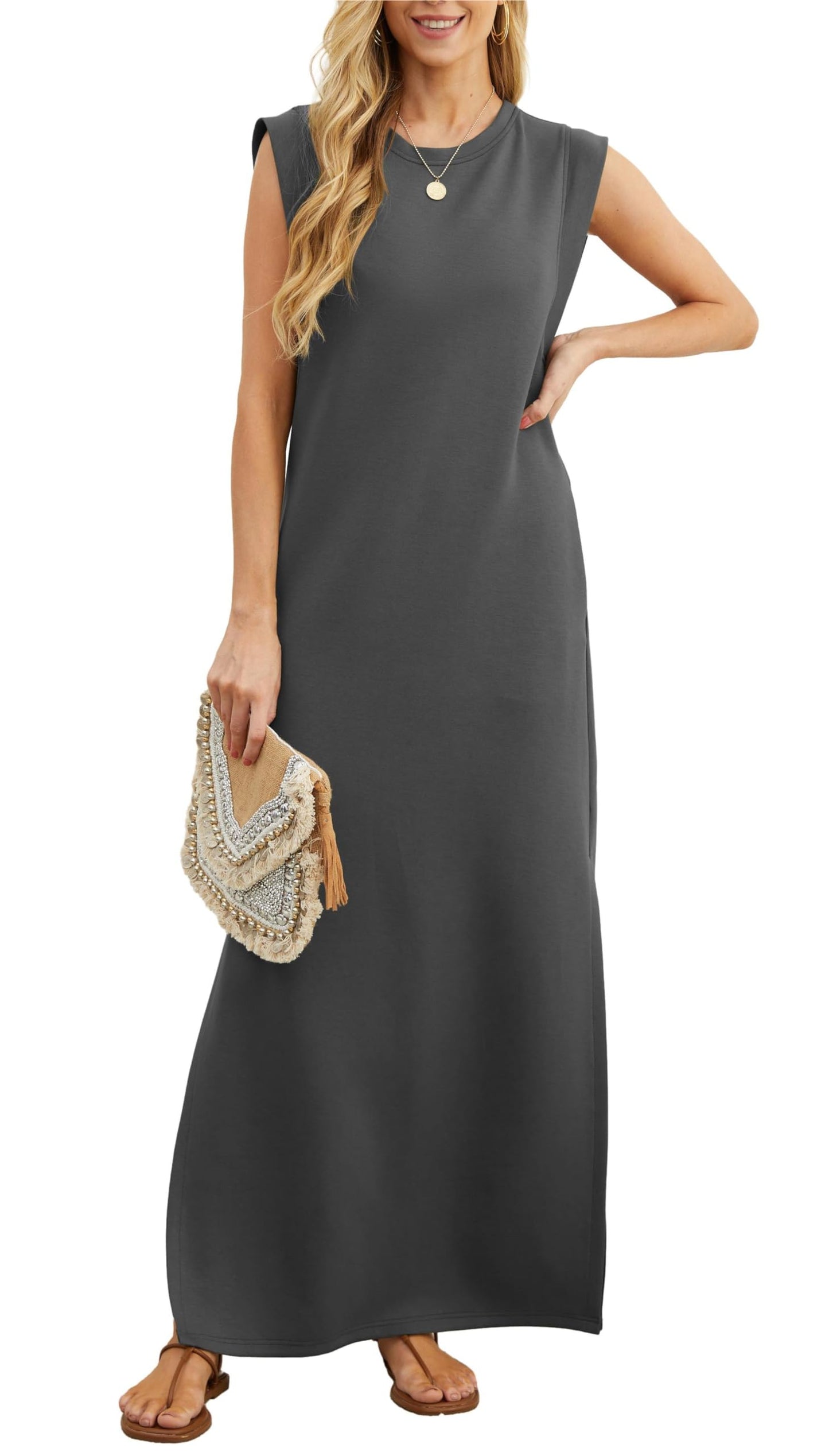 Finley - Relaxed Elegance Wrinkle-free Maxi Dress
