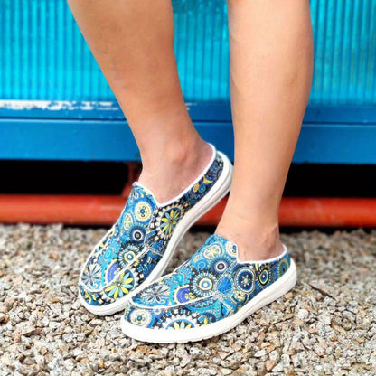 Print Canvas Shoes At9852