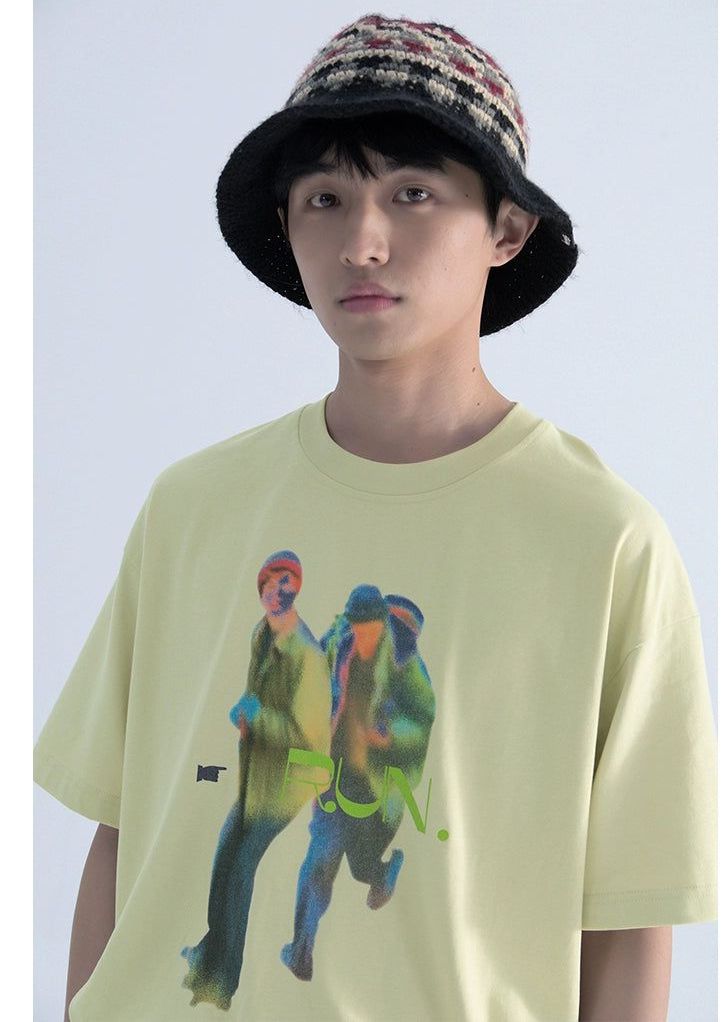T-shirt With Thermal Effect Graphic