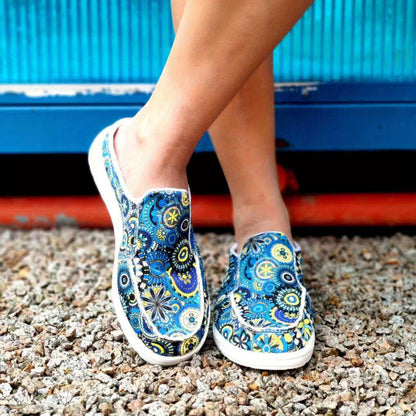 Print Canvas Shoes At9852