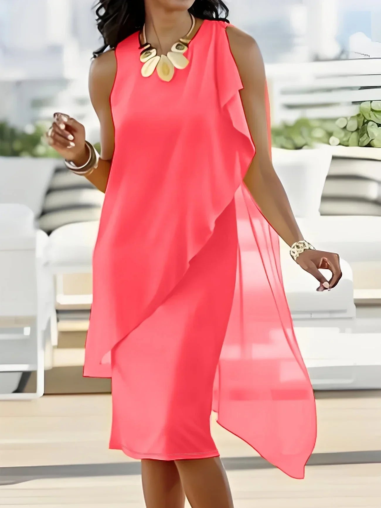 Murray - Modern Elegance Midi Dress